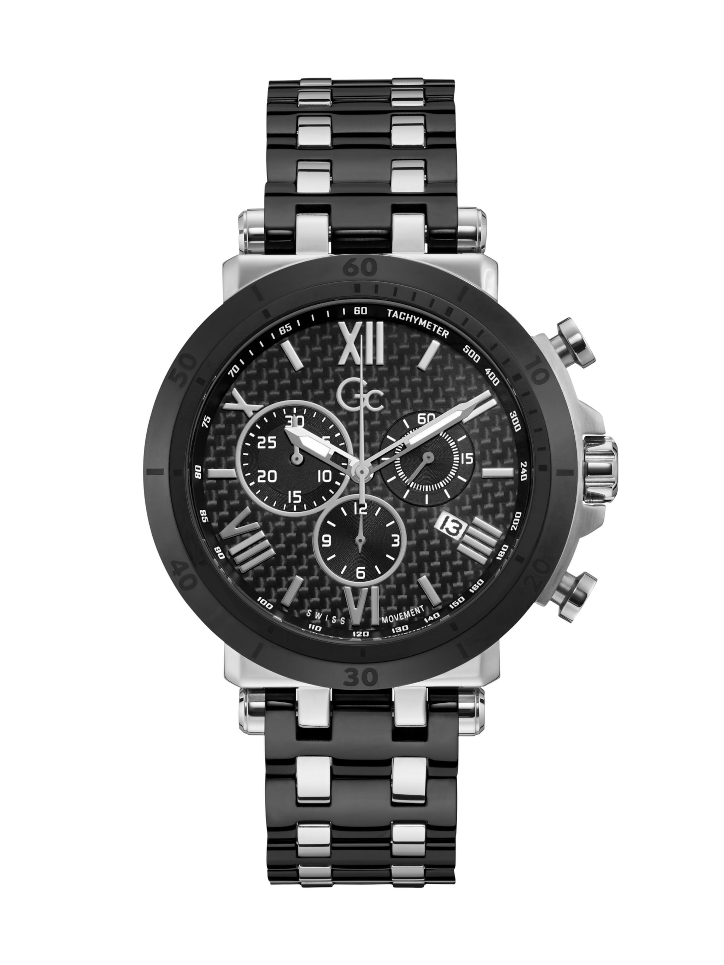 Montre à affichage analogique 'Insider' Gc en noir : devant