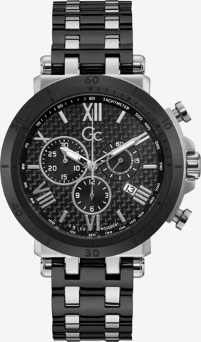 Gc Analog Watch 'Insider' in Black: front