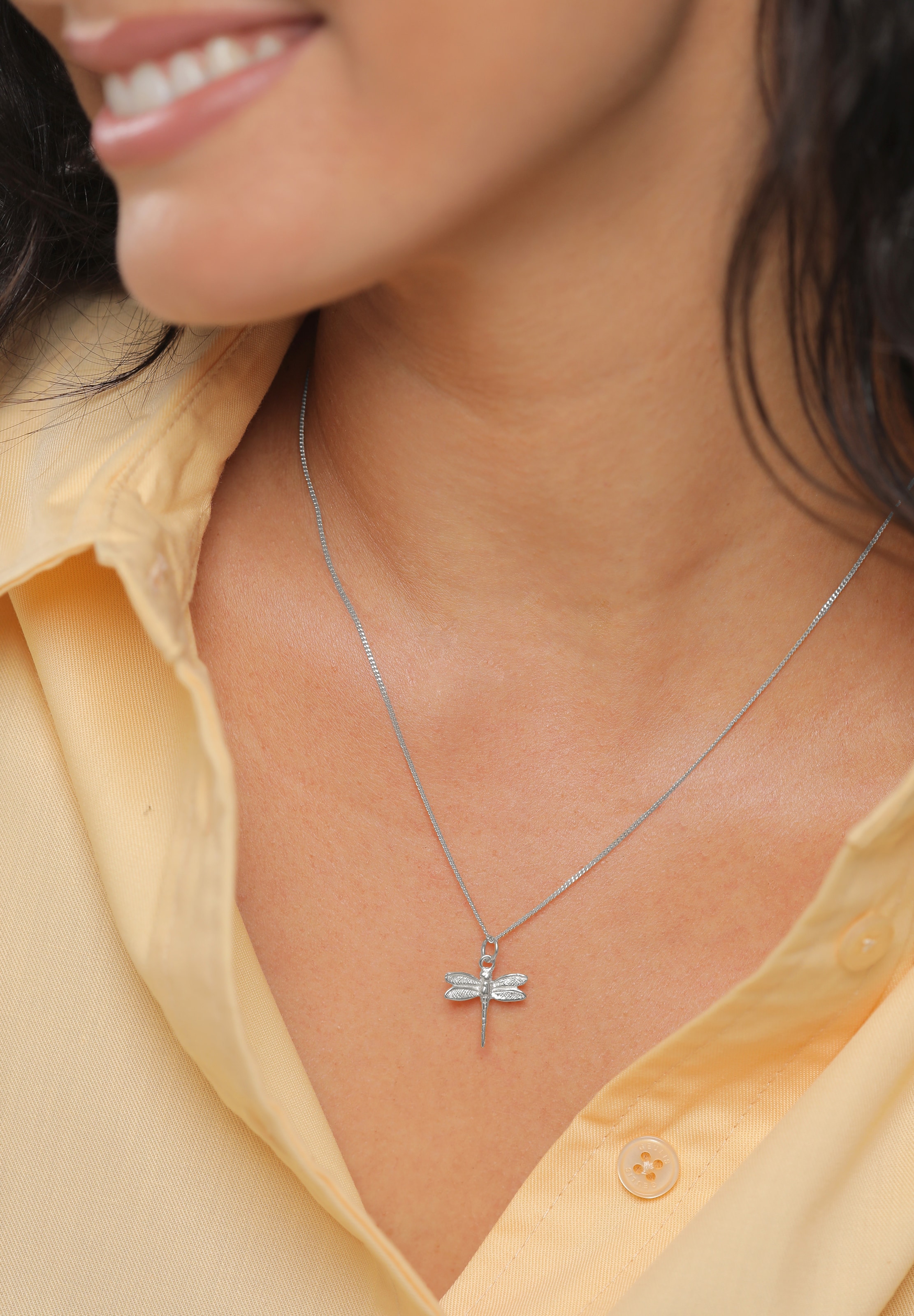 ELLI Necklace 'Libelle' in Silver