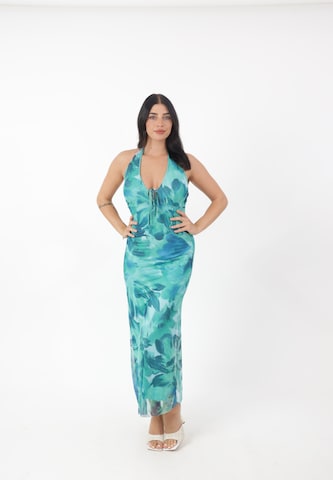 Elara Kleid in Grün: Vorderseite