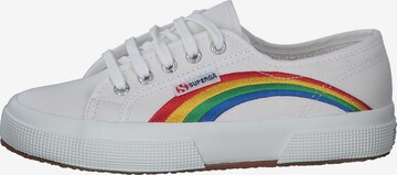 SUPERGA Sneakers '2750 Rainbow Embroidery S81281W' in White