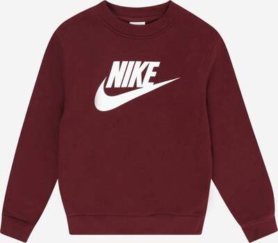 Nike Sportswear Sweatshirt in burgunder / weiß, Produktansicht