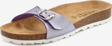 LASCANA - Zapatos abiertos en lila: frente