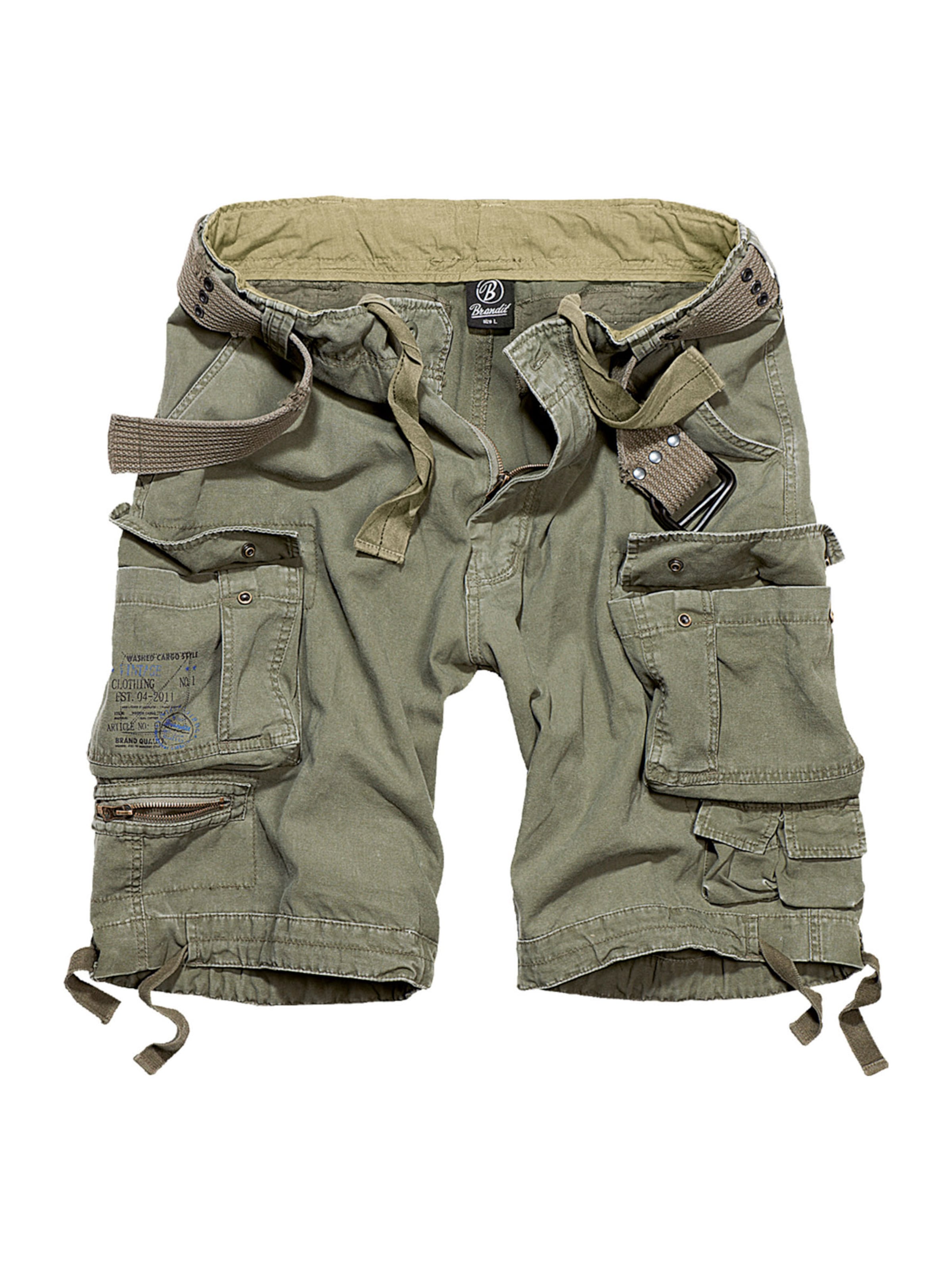 žalia Brandit Kelnės: priekis