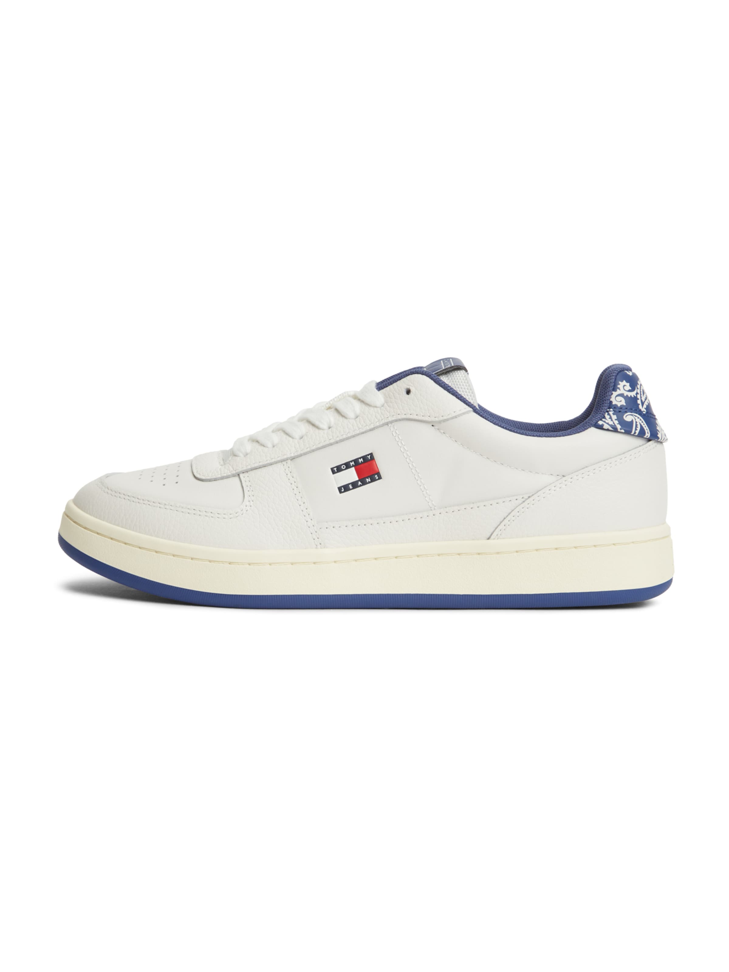 Sneaker low de la Tommy Jeans pe alb: față