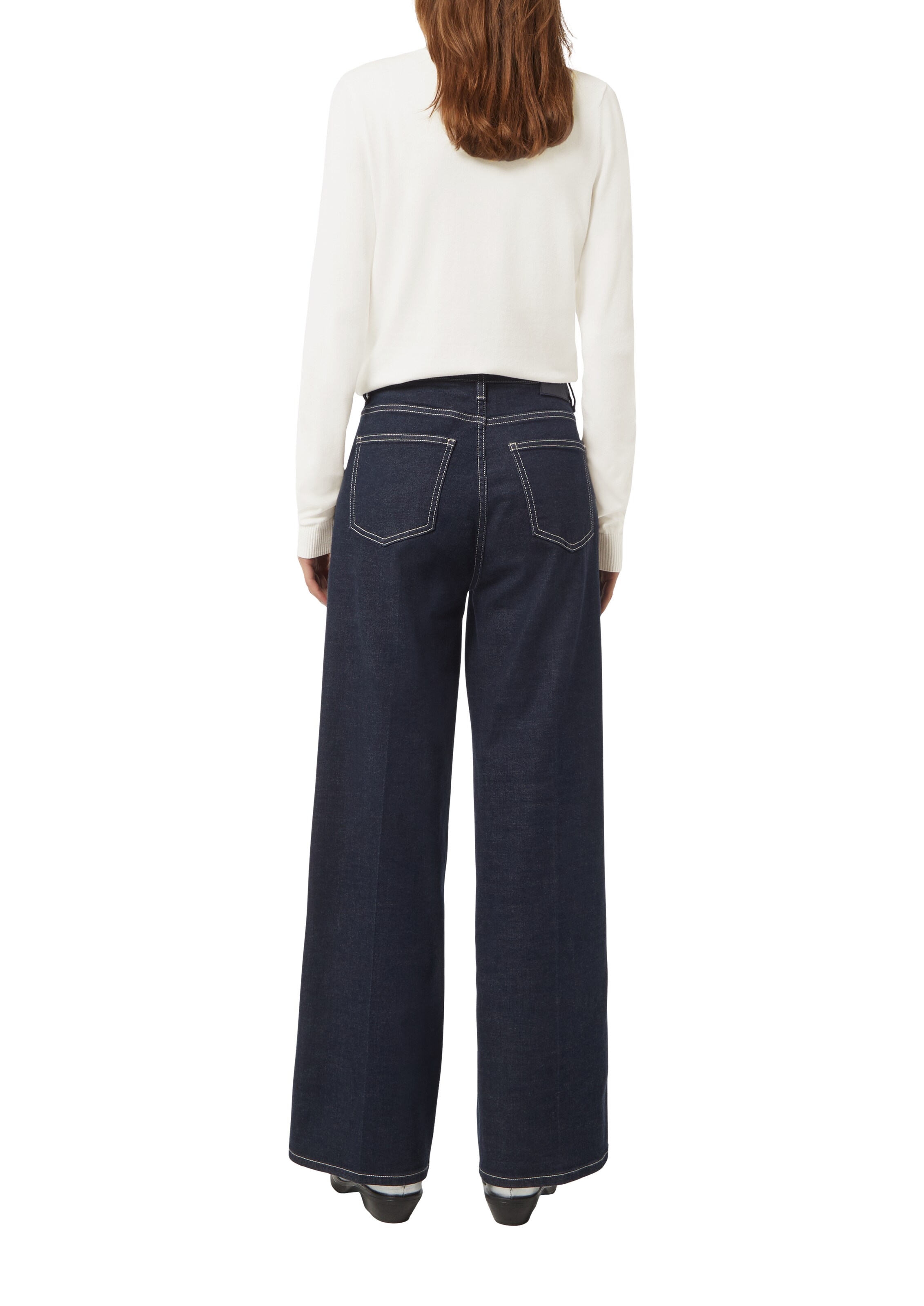 comma casual identity Trui in Wit: terug