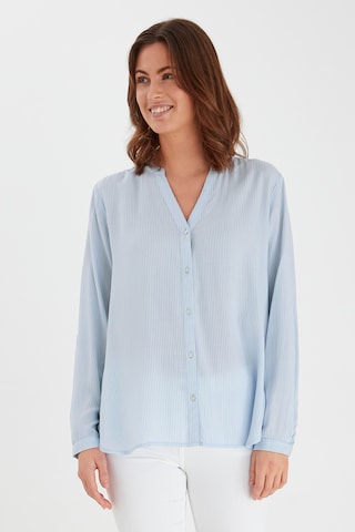 b.young Blouse in Blue: front