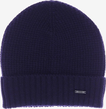 BOSS Black Hat & Cap in One size in Blue: front