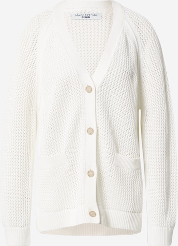 Marc O'Polo DENIM Knit Cardigan in White: front