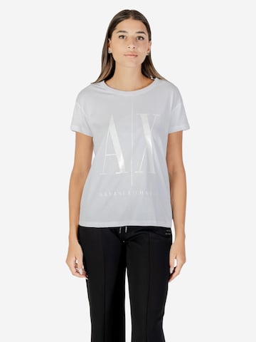Maglietta '8NYTCX YJG3Z' di ARMANI EXCHANGE in bianco: frontale