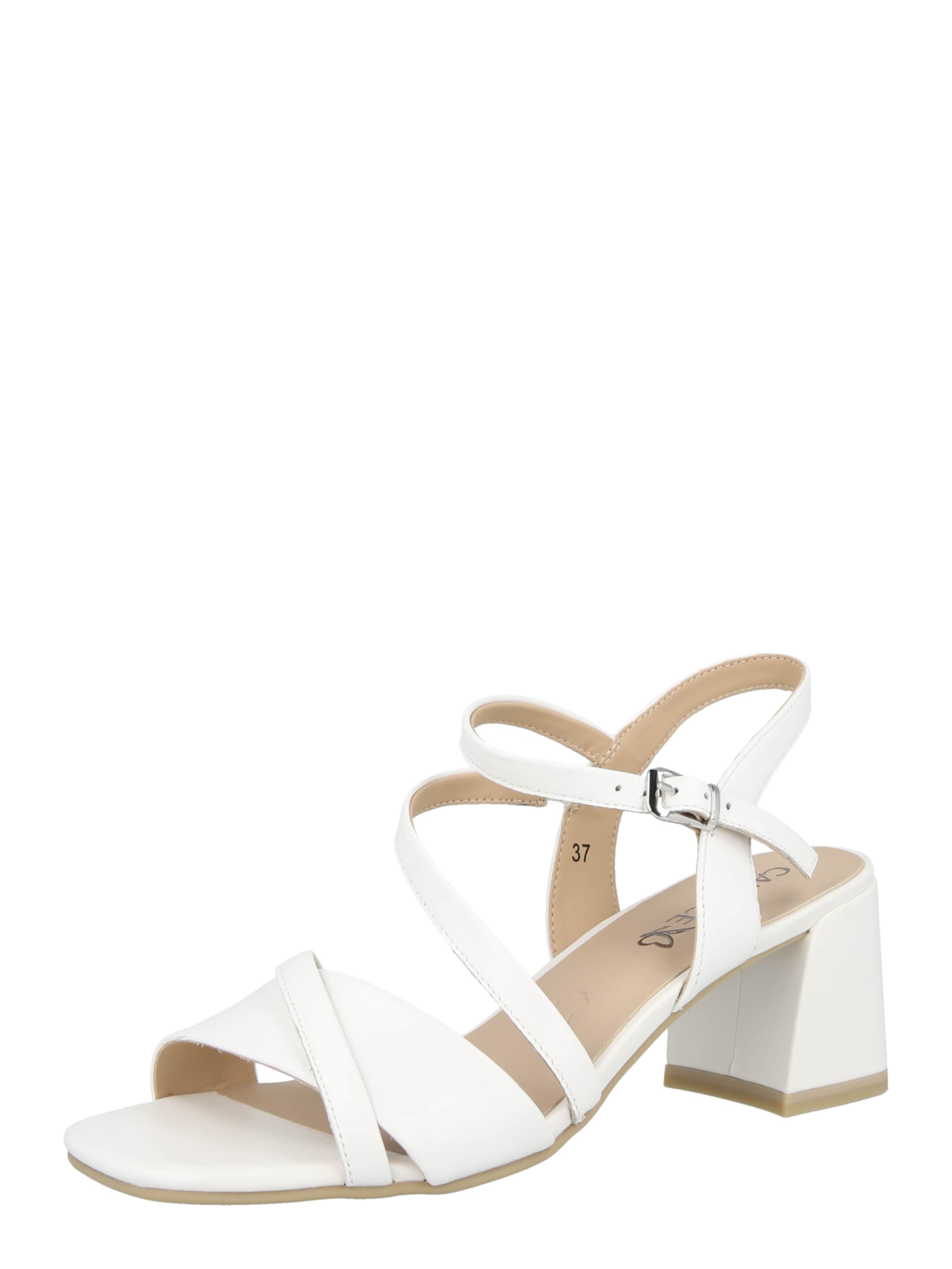 CAPRICE Pántos szandál - fehér: elől