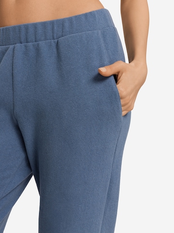 Hanro Loosefit Sweathose 'Easy Wear' in Blau