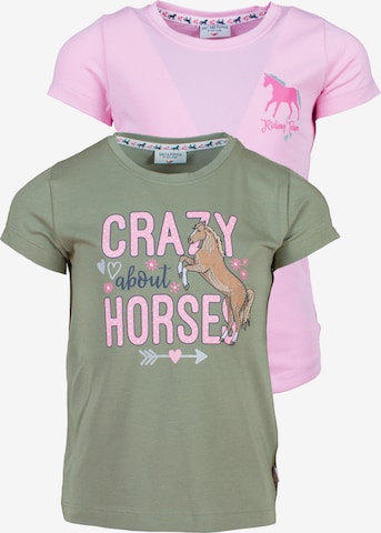 SALT AND PEPPER Shirt 'Crazy Horses' in Green: front