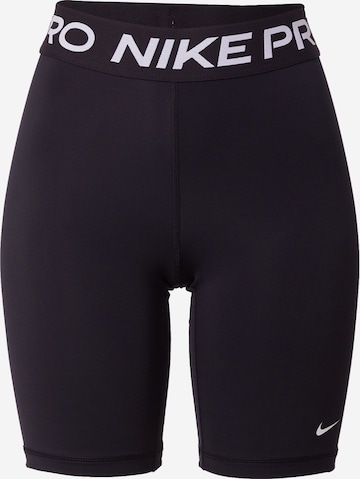 NIKE Sportovní kalhoty – černá: přední strana