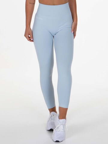Divina Slimfit Sporthose 'Nani' in Blau: Vorderseite