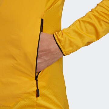 ADIDAS TERREX Athletic Fleece Jacket 'Skyclimb' in Yellow