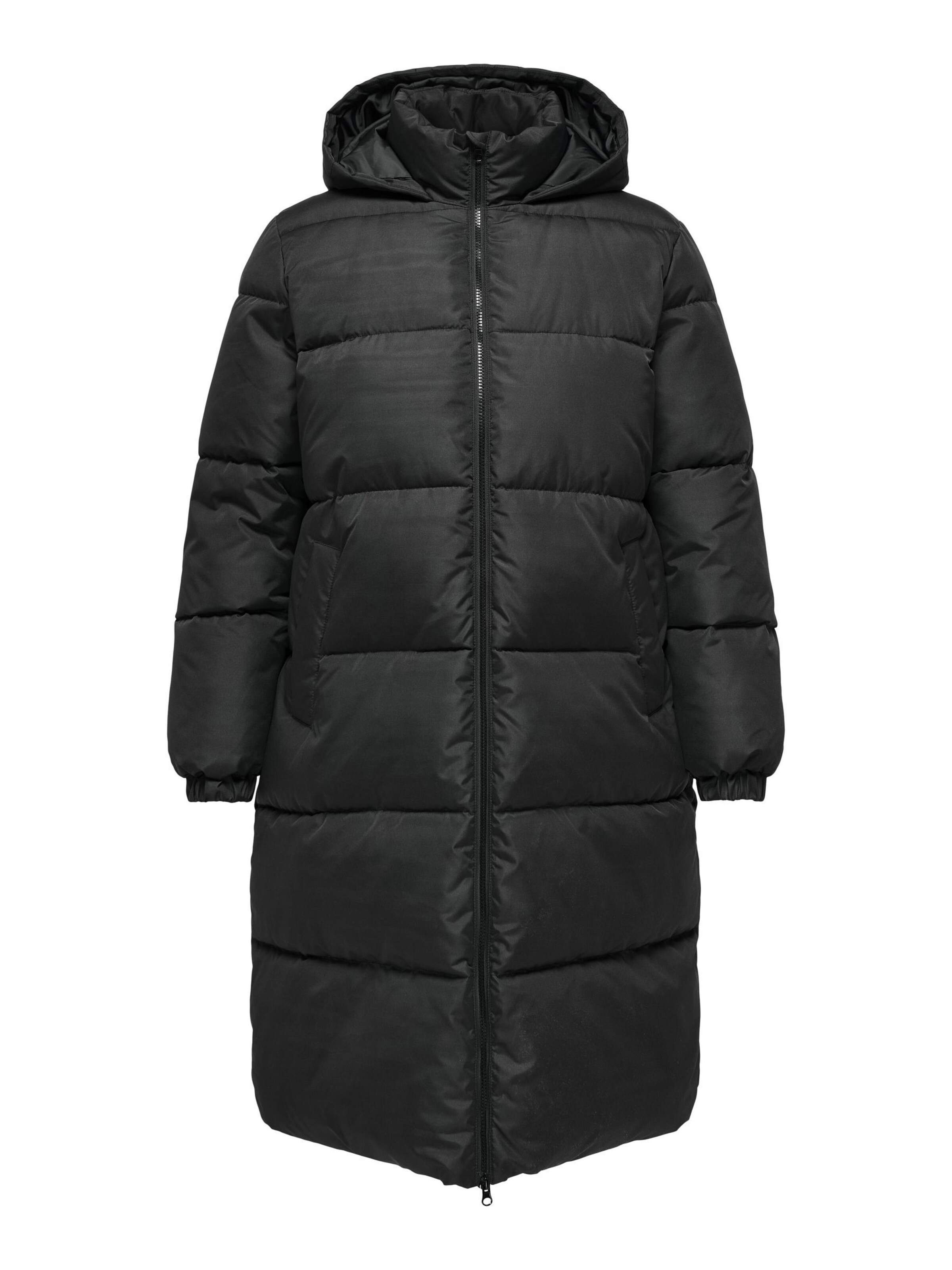 ONLY Carmakoma Wintermantel in schwarz, Produktansicht