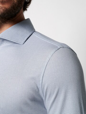 DESOTO Slim fit Overhemd in Blauw