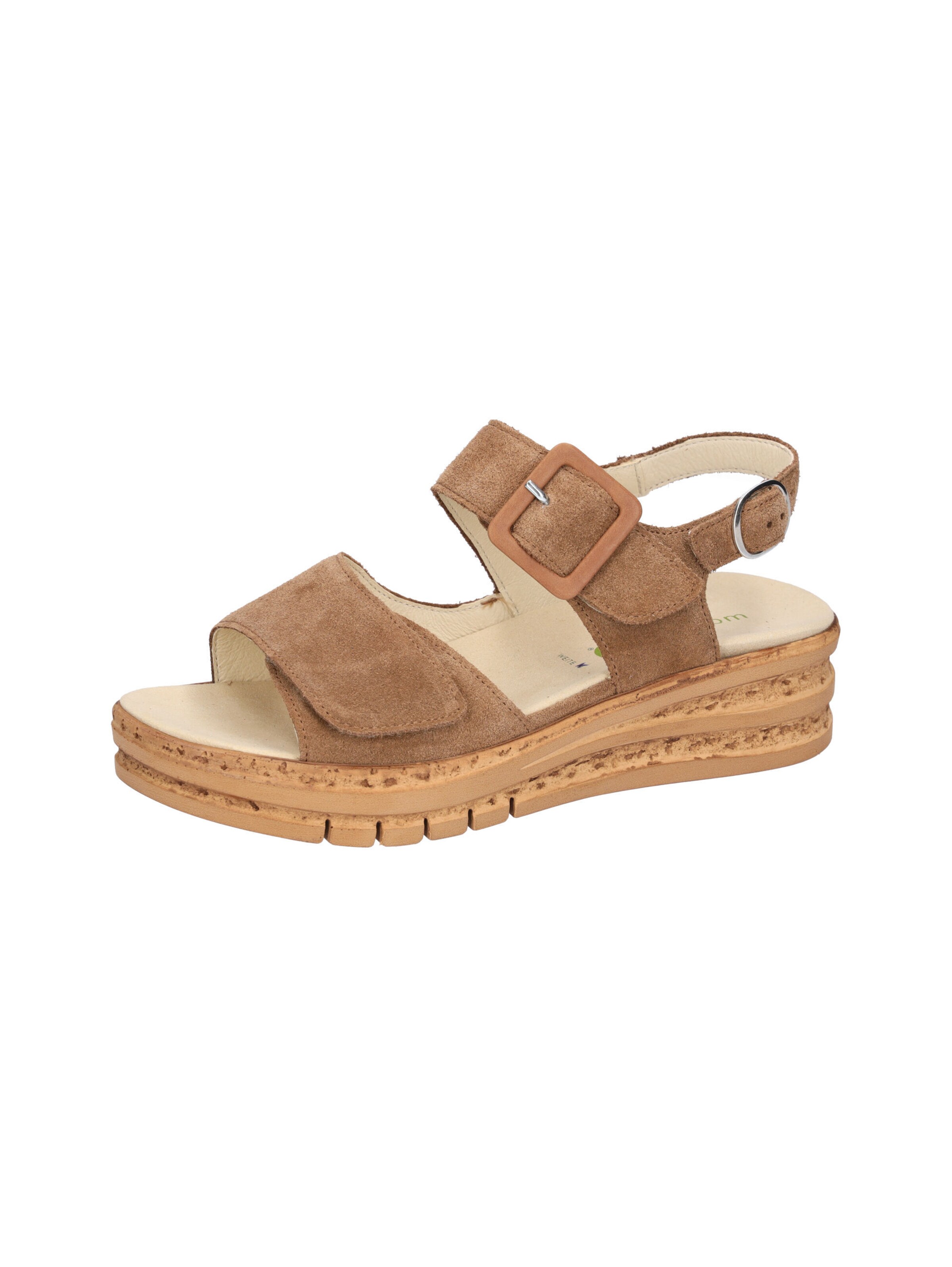 WALDLÄUFER Sandals 'K-Arlene' in Brown: front
