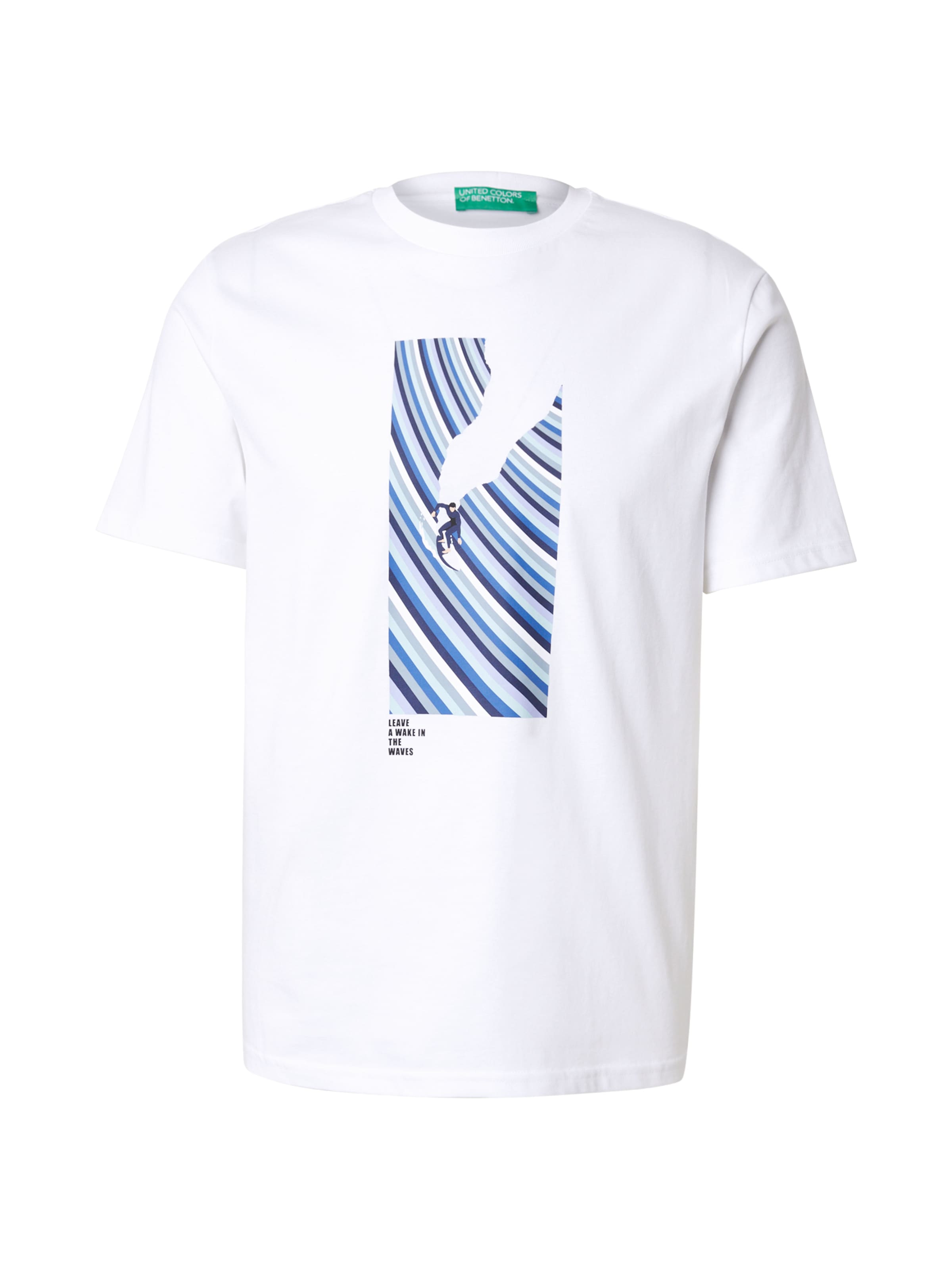 UNITED COLORS OF BENETTON Футболка в Белый: спереди