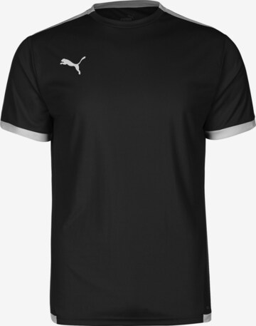 T-Shirt fonctionnel 'TeamLiga' PUMA en noir : devant