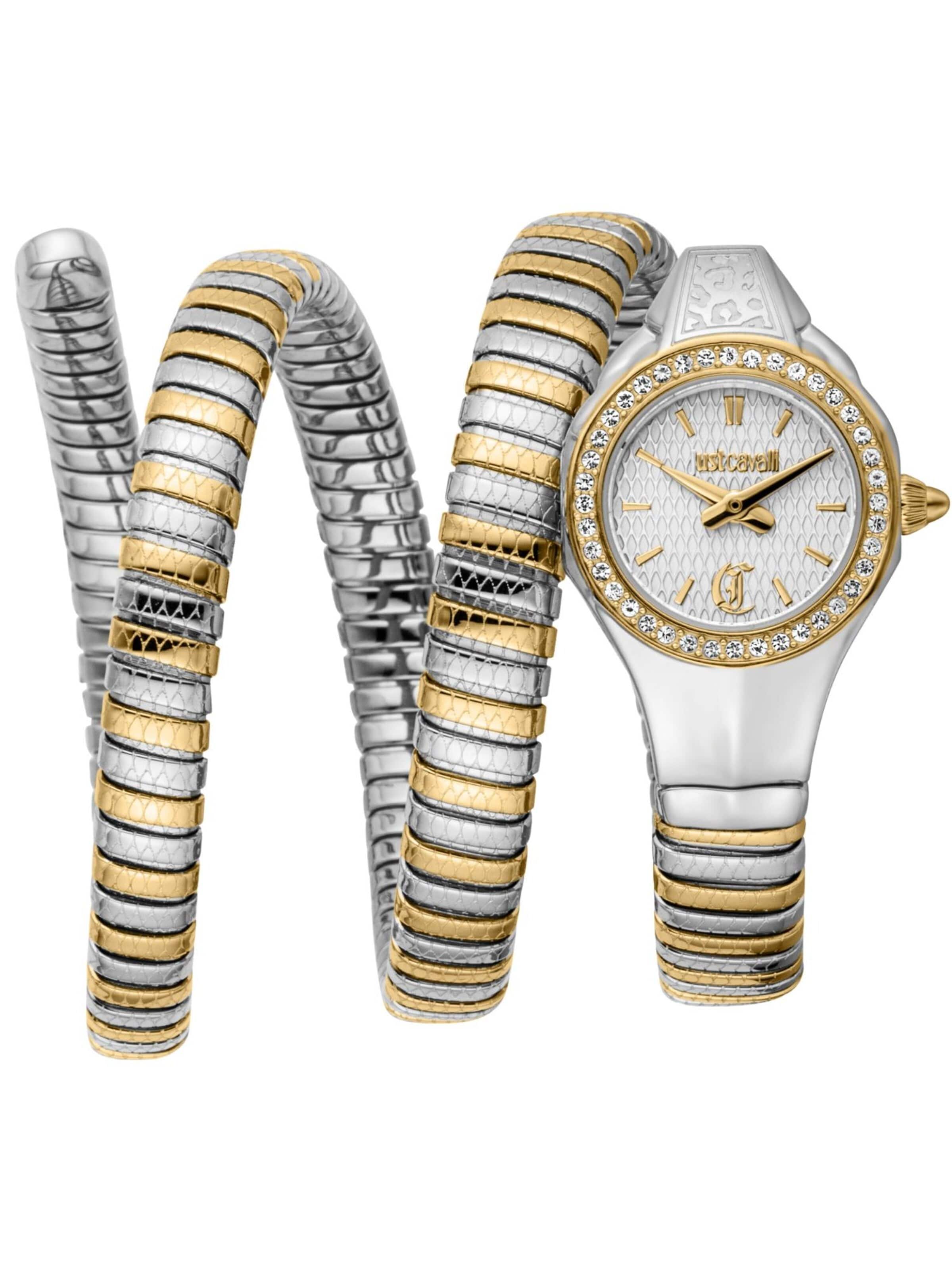 Just Cavalli Analog Watch 'Vita' in Gold: front