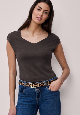 STREET ONE Shirt in Braun: Vorderseite