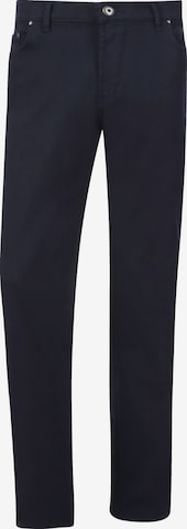 Jan Vanderstorm Loosefit Broek ' Sieghart ' in Blauw: voorkant