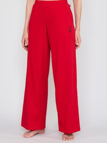 Joop Jeans - Calças de pijama ' After Dark ' em vermelho: frente