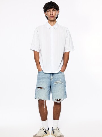 Pull&Bear Regular Shorts in Blau