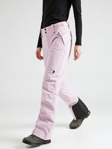 Regular Pantalon de sport PEAK PERFORMANCE en violet : devant