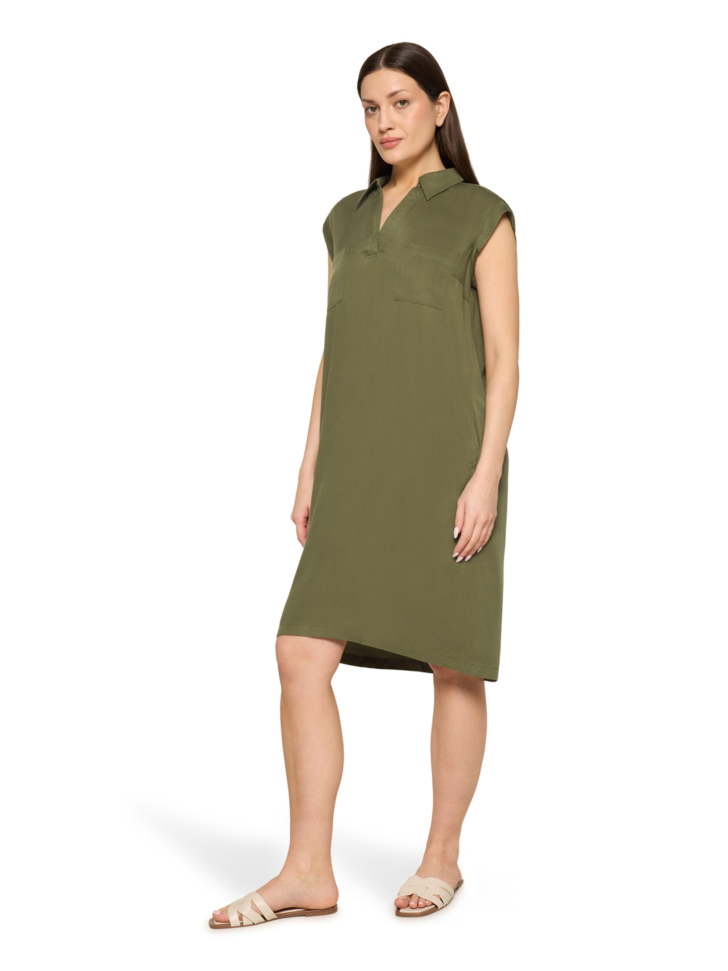 Cartoon Kleid in Grün