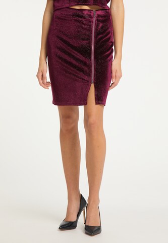 myMo at night Skirt in Purple: front