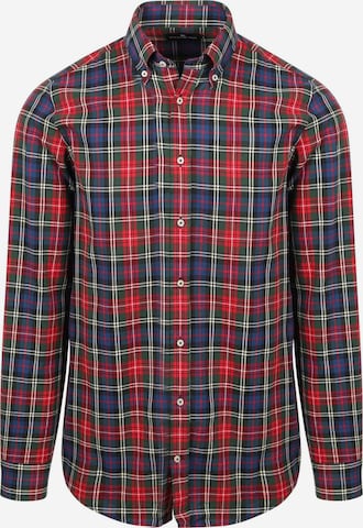 Steppin' out Slim fit Overhemd in Rood: voorkant