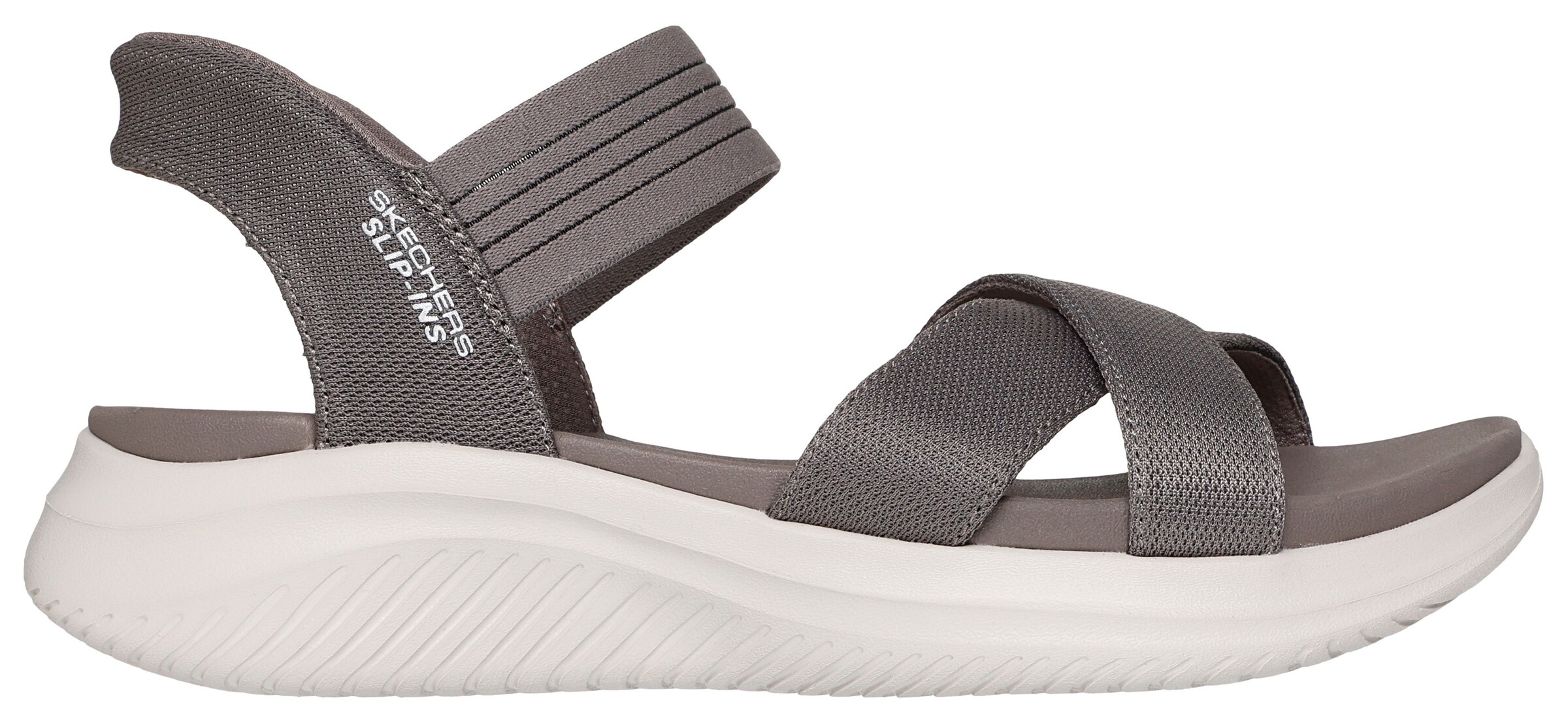 SKECHERS Sandale in Grau