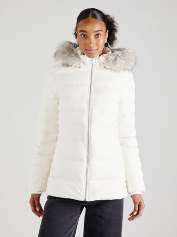 TOMMY HILFIGER Winterjas 'TYRA' in Wit: voorkant