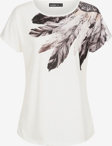Tricou de la Cloud5ive pe alb: față