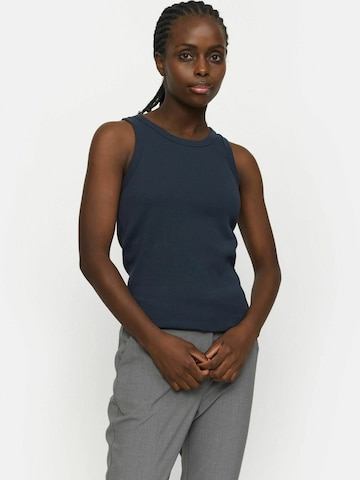 Soft Rebels Top in Zwart: voorkant