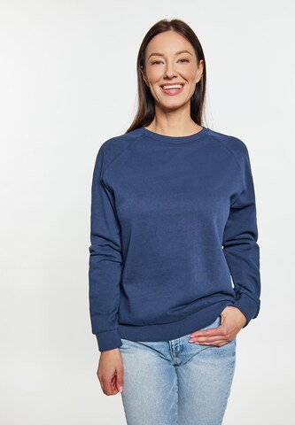 usha BLUE LABEL Sweatshirt in Blauw: voorkant