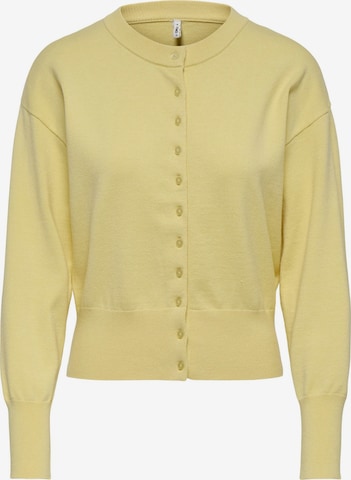 ONLY Knit cardigan 'ONLMio' in Yellow: front