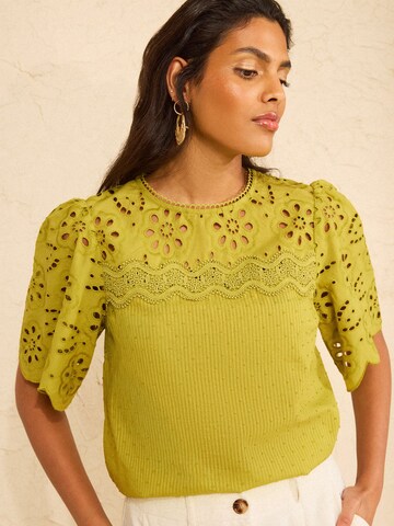 Camicia da donna di love & roses in verde