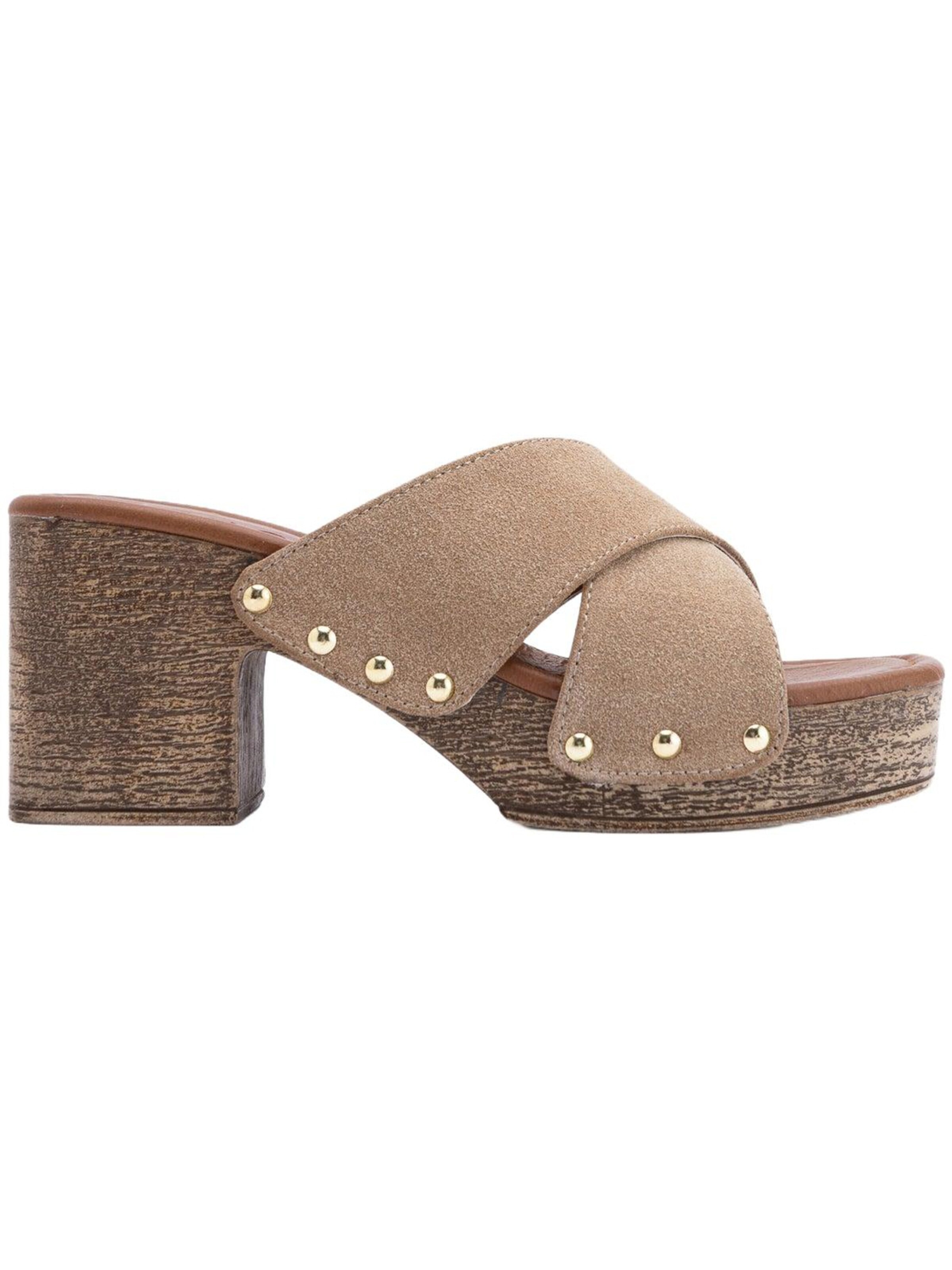 Limoya Mules 'Jamela' in Beige