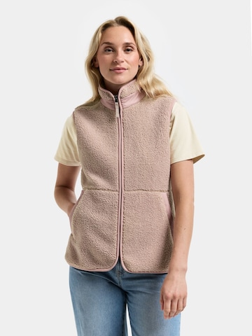 Didriksons Vest 'Siv' in Pink: front