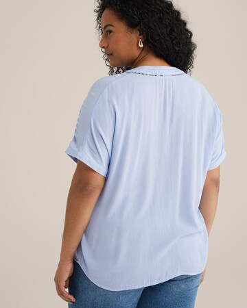 WE Fashion Blouse in Blauw