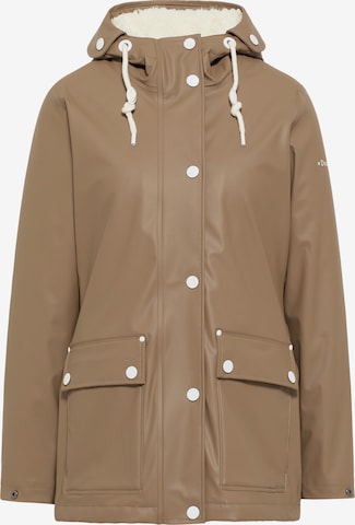 DreiMaster Maritim Weatherproof jacket in Brown: front