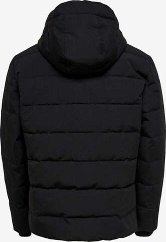 Only & Sons Between-season jacket 'Cayson' in Black