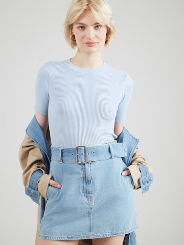 mėlyna PIECES Megztinis: priekis