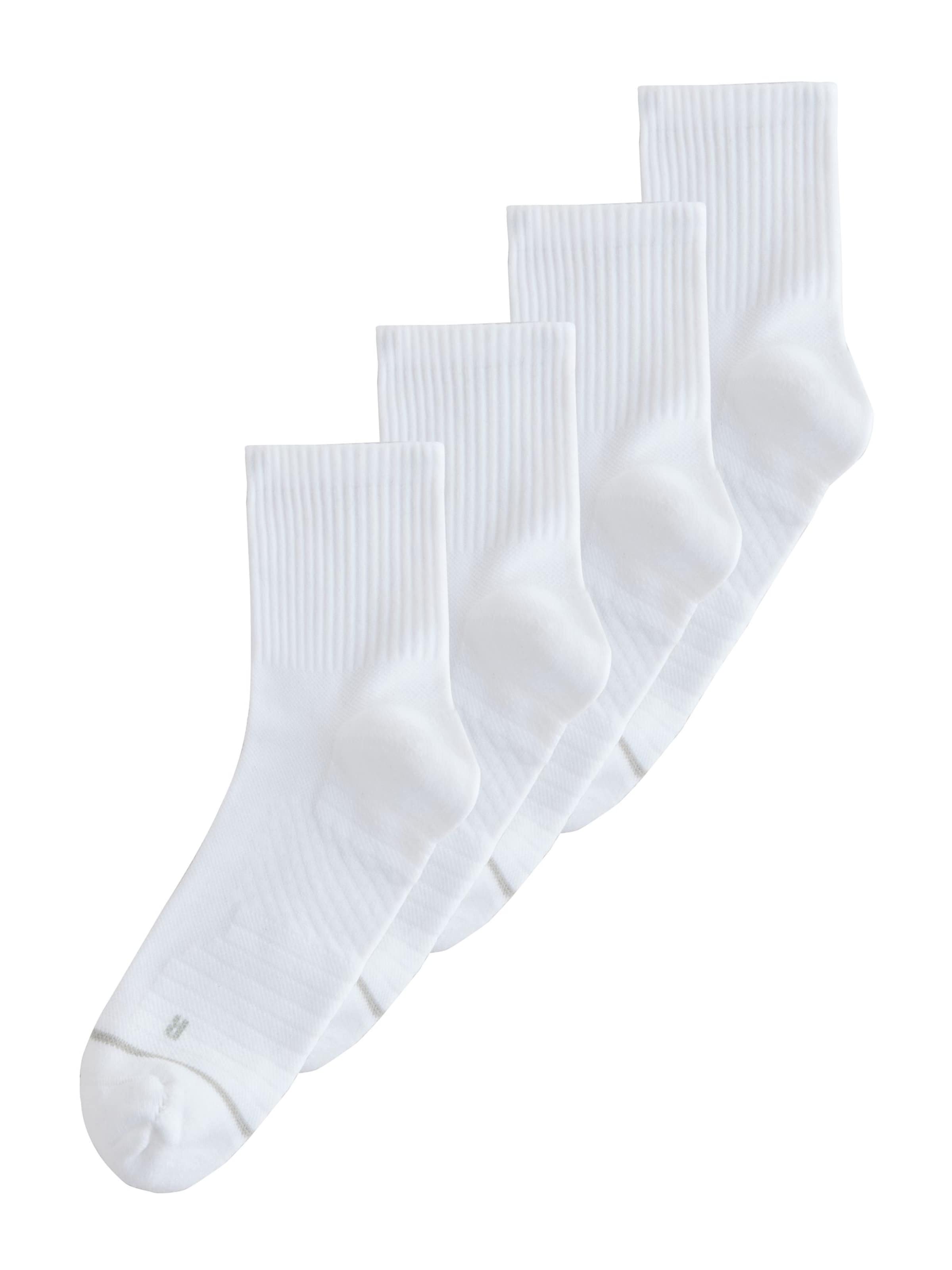 Next Chaussettes en 46-49 en blanc, Vue avec produit