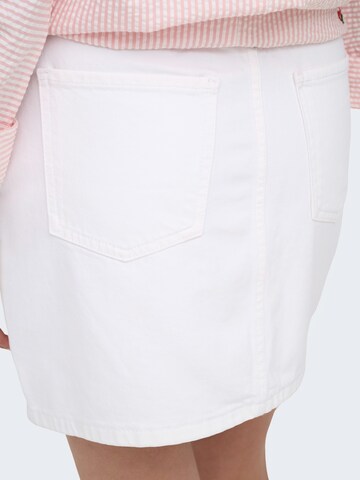 ONLY - Falda 'ONLStella' en blanco
