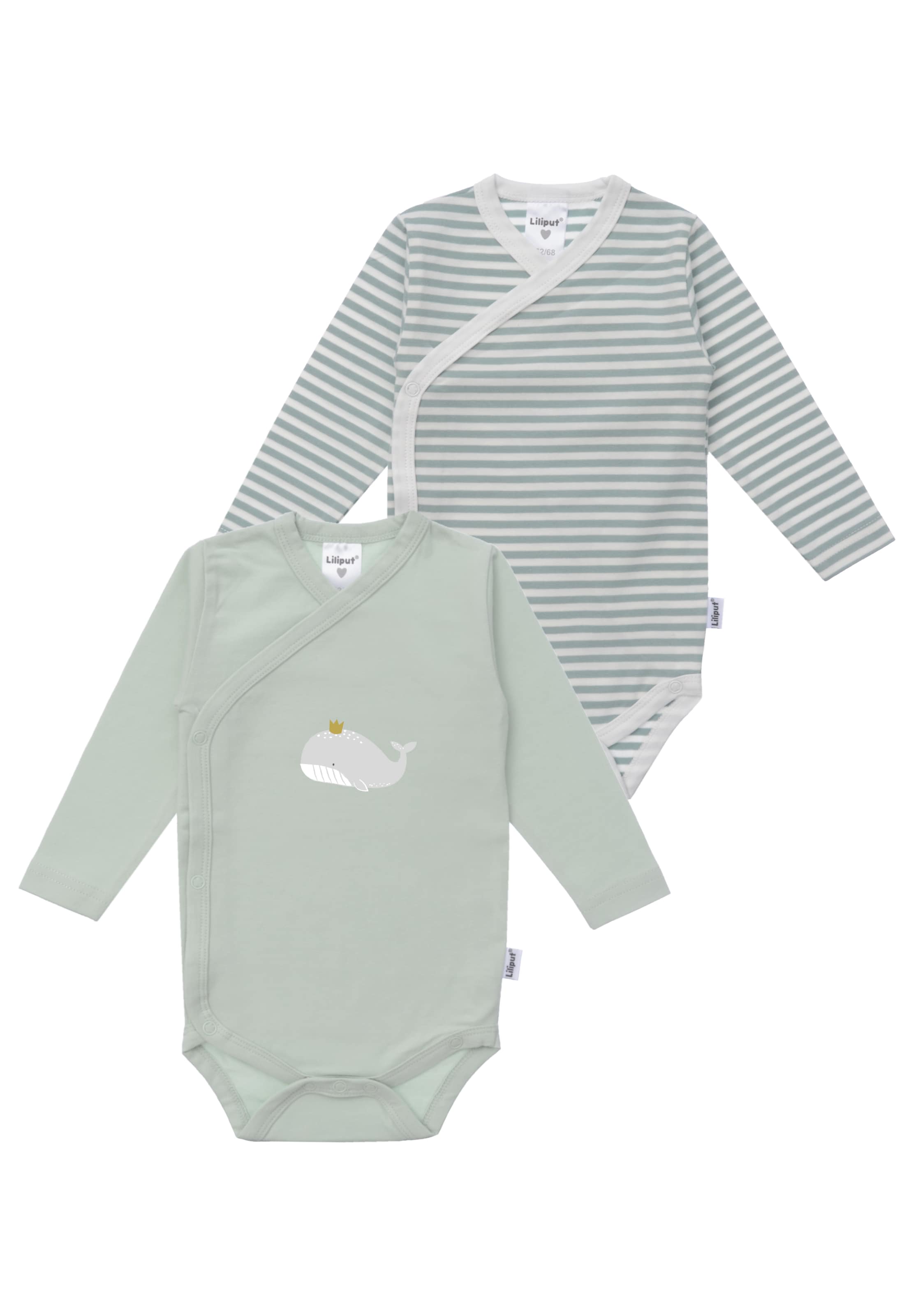 LILIPUT Body 'Wal' in Grün: Vorderseite
